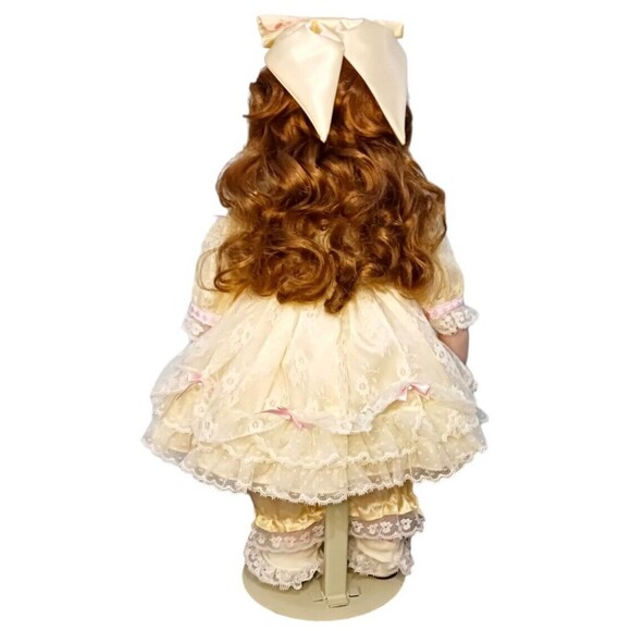 VTG Seymour Mann Connoisseur Collection 20" Porcelain Doll DONNA Victorian LTD E - Picture 4 of 10
